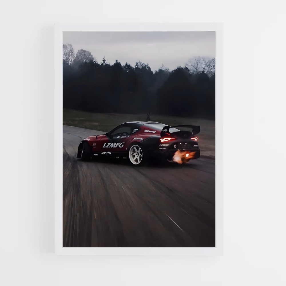 Poster Drift Infernal – affiche Toyota (vue 3)